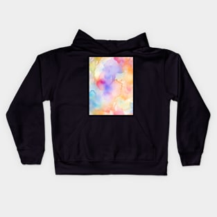 Colorful Watercolor Pattern - 02 Kids Hoodie